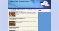 Desktop Screenshot of floorball-sh.de